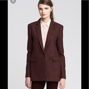 Banana Republic one button blazer, Burgundy 14